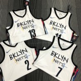 Brooklyn Nets City Edition Graffiti White #13 HARDEN 1:1 Quality NBA  Season Jerseys 2021