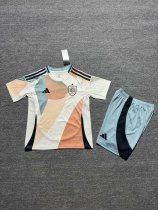 Spain Pre match uniform  kids 1:1 Quality Soccer Jersey  24-25