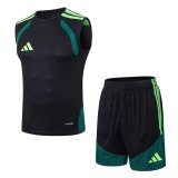 Adidas Clover Vest   (Mexico) Training Black With Pants Sets Player 1:1 Quality Soccer Jersey  26-27（2026）
