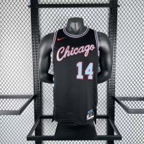 Chicago Bulls Black #14 BUZELIS 1:1 Quality NBA  Season Jerseys 2026