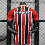 Sao Paulo Home  player  1:1 Quality Soccer Jersey 25-26