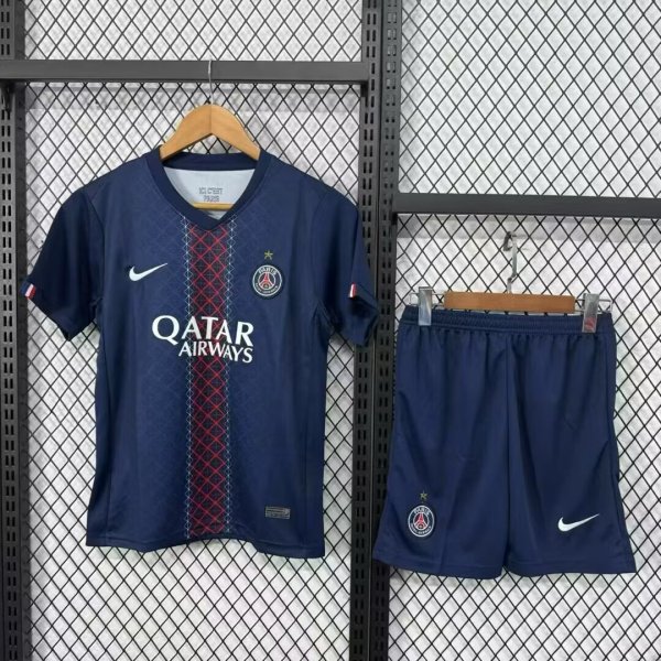 PSG Paris Home Fans With Pants Sets 1:1 Quality Soccer Jersey   25-26