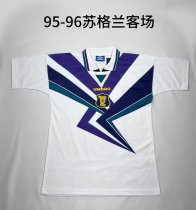 Retro  Scotland  away 1:1 Quality Soccer Jersey  1995-1996