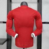 Liverpool Home Long Sleeve  player  1:1 Quality Soccer Jersey 25-26