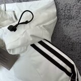 Spain Windbreaker  Cotton clothing Jacket Black  White 1:1 Quality Soccer Jersey  25-26