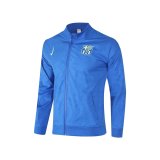 Barcelona Windbreaker  Blue 1:1 Quality Soccer Jersey  25-26