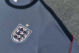 England Training Grey With Pants Sets (16-2XL) 1:1 Quality Soccer Jersey  26-27（2026）