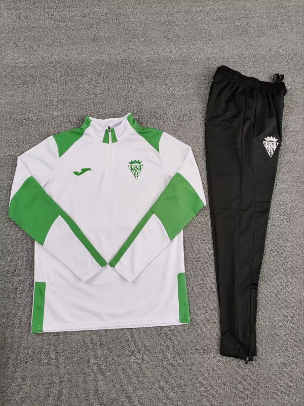 Cordoba Training Tracksuit White 1:1 Quality Soccer Jersey   25-26