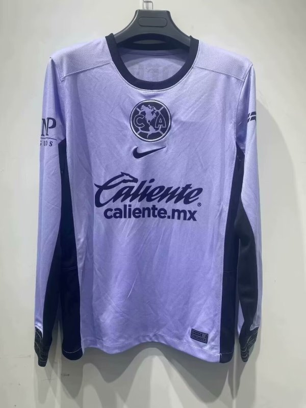 Club American Third  Away Long Sleeve  Fans 1:1 Quality Soccer Jersey    23-24