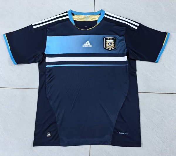 Retro Argentina Away 1:1 Quality Soccer Jersey  2011-2013