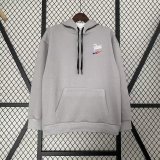 barcelona Hoodie Grey Jacket  Tracksuit  1:1 Quality Soccer Jersey  25-26
