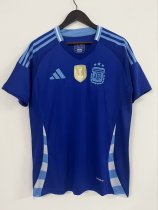 Argentina away Fans  1:1 Quality Soccer Jersey  24-25（With Gold Patch）