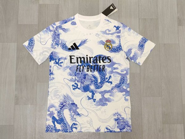 Real Madrid  China Dragon Special Edition  Fans  1:1 Quality Soccer Jersey  25-26