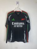 Arsenal  away Long Sleeve Fans 1:1 Quality Soccer Jersey   24-25