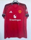 Manchester United  home fans  1:1 Quality Soccer Jersey 25-26