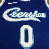 Los Angeles Lakers Blue Latin Night #0 KUZMA 1:1 Quality NBA Season Jerseys