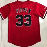 Chicago Bulls RED #33 PIPPEN  1:1 Quality NBA Jerseys