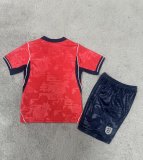 England Away Kids 1:1 Quality Soccer Jersey   26-27 (2026)