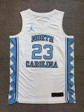 NORTH CAROLINA White #23  JORDAN 1:1 Quality NBA Jerseys