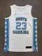 NORTH CAROLINA White #23  JORDAN 1:1 Quality NBA Jerseys