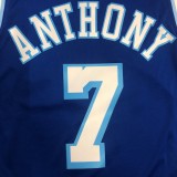 Los Angeles Lakers Blue Latin Night #7 ANTHONY 1:1 Quality NBA Season Jerseys