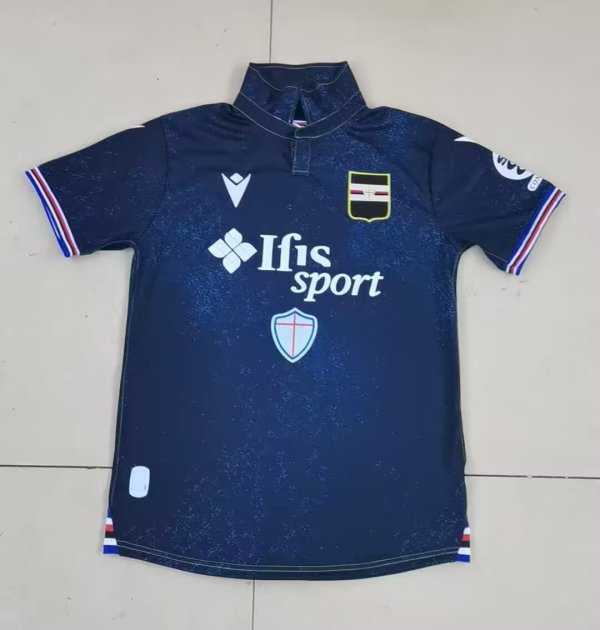 Sampdoria Third Away Fans 1:1 Quality Soccer Jersey   25-26