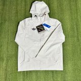 Adidas Clover Windbreaker  Interchange Jacket Black  White 1:1 Quality Soccer Jersey  25-26