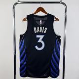 Dallas Mavericks  City Edition  Black #3 DAVIS 1:1 Quality NBA  Season Jerseys   2026
