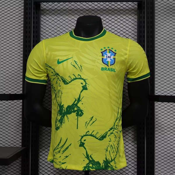 Brazil  Special Edition  Player  1:1 Quality Soccer Jersey  24-25