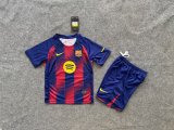 Barcelona Home  kids  1:1 Quality Soccer Jersey 25-26