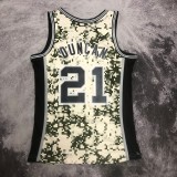 San Antonio Spurs camouflage #21 DUNCAN  1:1 Quality NBA  Season Jerseys 2013-2014