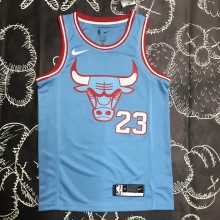 Chicago Bulls Blue #23 JORDAN 1:1 Quality NBA  Season Jerseys