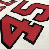 Chicago Bulls White #45  JORDAN 1:1 Quality NBA  Season Jerseys  75 Year