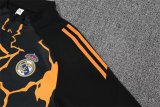 Real Madrid  Player Training  Tracksuit Black Orange (Kids And Man )  1:1  25-26