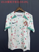 Portugal  Away Fans  1:1 Quality Soccer Jersey   2023-2024