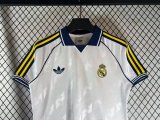 Retro Real Madrid  Polo Fans White 1:1 Quality Soccer Jersey  25-26
