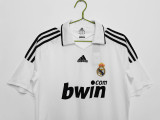 Retro Real Madrid home 1:1 Quality Soccer Jersey    2008-2009