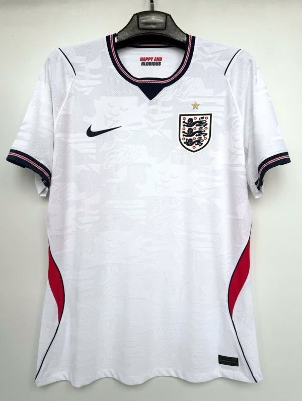 England  Home Fans 1:1 Quality Soccer Jersey  26-27 (2026)