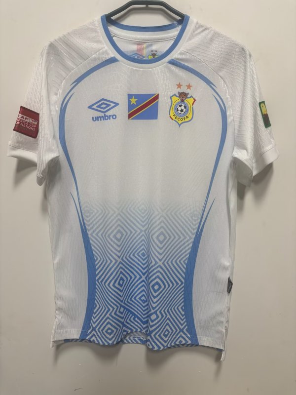 Congo Away  Fans White 1:1 Quality Soccer Jersey 26-27 (2026)