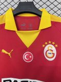 Galatasaray Home Long Sleeve  Fans  1:1 Quality Soccer Jersey 26-27