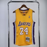 Los Angeles Lakers Yellow  Kobe  #24 BRYANT   NBA Jerseys  2008-2009