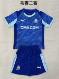 Marseille  Away Fans  (Kids and Man)  A1:1 Quality Soccer Jersey  25-26