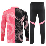 Real Madrid Training  Tracksuit Pink Black  (Kids And Man )  1:1  25-26
