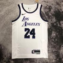 Los Angeles Lakers Kobe #24 BRYANT White City Edition NBA Jerseys 2023
