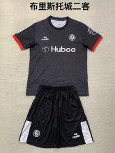 Bristol City third away kids 1:1 Quality Soccer Jersey  24-25
