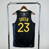 Golden State Warriors BLACK JORDAN #23 GREEN 1:1 Quality NBA Season Jerseys 2025