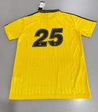 Adidas Clover #25 T-shirt  Yellow Fans 1:1 Quality Soccer Jersey  25-26