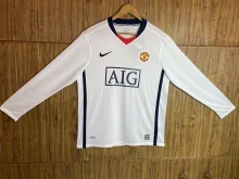Retro Manchester United long away  1:1 Quality Soccer Jersey  2007-2008