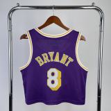 Los Angeles Lakers Kobe #8 BRYANT NBA Jersey 1997 Mitchell & Ness Women Hardwood Swingman Jersey