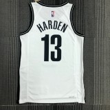 Brooklyn Nets WHite #13  HARDEN 1:1 Quality NBA  Season Jerseys 75 Year